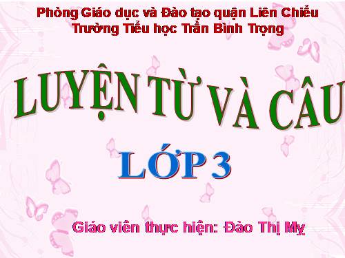 Tuần 8. MRVT: Cộng đồng. Ôn tập câu Ai làm gì?