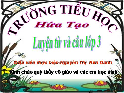 Tuần 15. MRVT: Các dân tộc. Luyện đặt câu có hình ảnh so sánh
