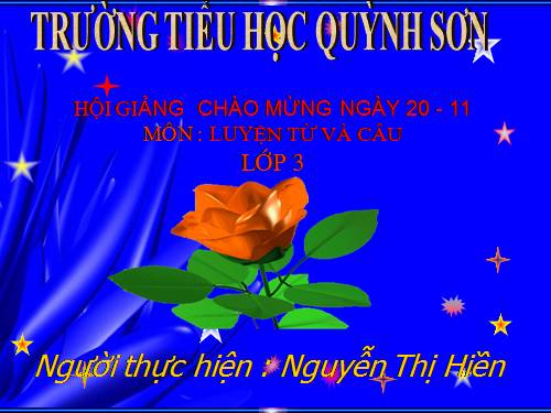 Tuần 12. Ôn tập về từ chỉ hoạt động, trạng thái. So sánh
