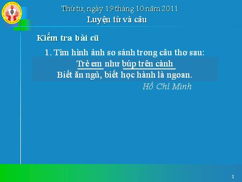 Tuần 8. MRVT: Cộng đồng. Ôn tập câu Ai làm gì?