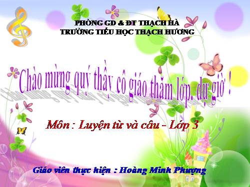 Tuần 7. Ôn tập về từ chỉ hoạt động, trạng thái. So sánh