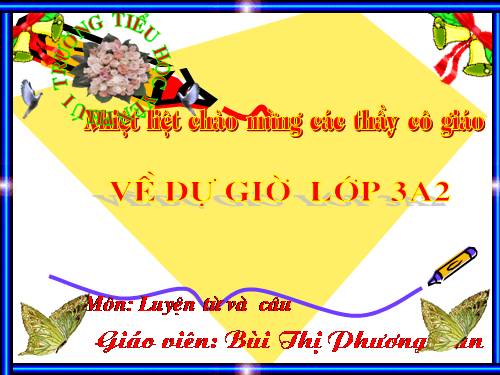 Tuần 7. Ôn tập về từ chỉ hoạt động, trạng thái. So sánh