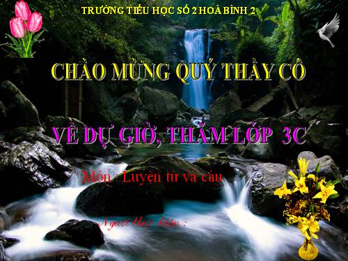 Tuần 7. Ôn tập về từ chỉ hoạt động, trạng thái. So sánh