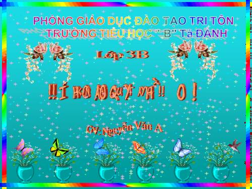 Tuần 21. Nhân hoá. Ôn tập cách đặt và trả lời câu hỏi Ở đâu?