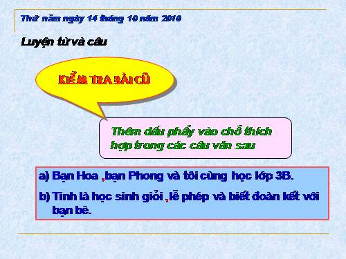 Tuần 7. Ôn tập về từ chỉ hoạt động, trạng thái. So sánh