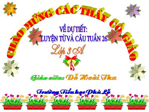 Tuần 26. MRVT: Lễ hội. Dấu phẩy