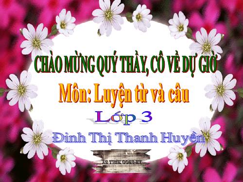 Tuần 12. Ôn tập về từ chỉ hoạt động, trạng thái. So sánh