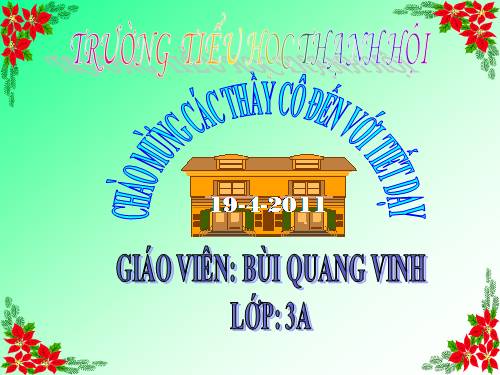 Tuần 32. Đặt và trả lời câu hỏi Bằng gì? Dấu chấm, dấu hai chấm