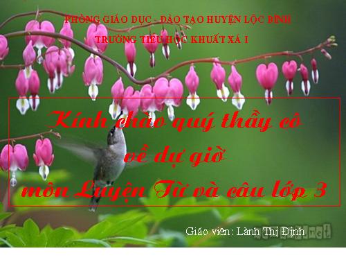 Tuần 33. Nhân hoá