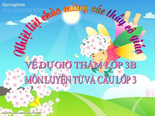 Tuần 11. MRVT: Quê hương. Ôn tập câu Ai làm gì?