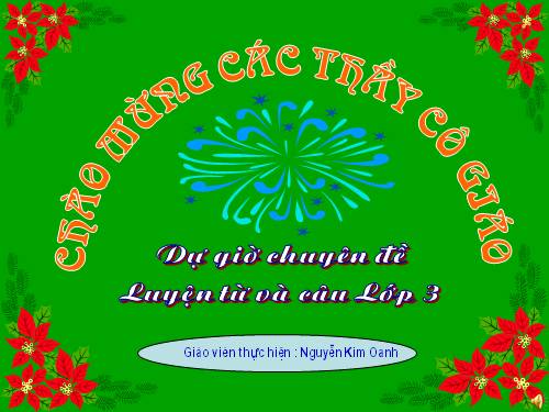 Tuần 1. Ôn về từ chỉ sự vật. So sánh