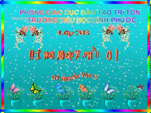 Tuần 21. Nhân hoá. Ôn tập cách đặt và trả lời câu hỏi Ở đâu?