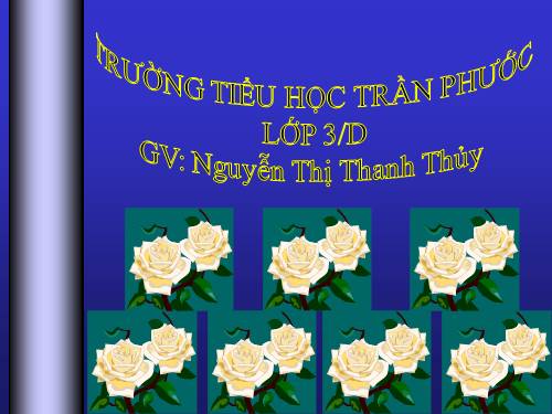 Tuần 3. So sánh. Dấu chấm