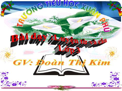 Tuần 15. MRVT: Các dân tộc. Luyện đặt câu có hình ảnh so sánh