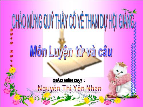 Tuần 7. Ôn tập về từ chỉ hoạt động, trạng thái. So sánh
