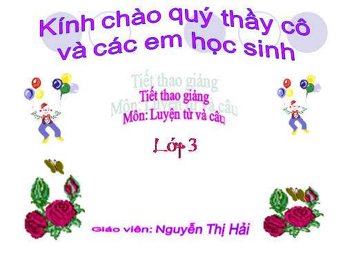 Tuần 28. Nhân hoá. Ôn tập cách đặt và trả lời câu hỏi Để làm gì? Dấu chấm, chấm hỏi, chấm than