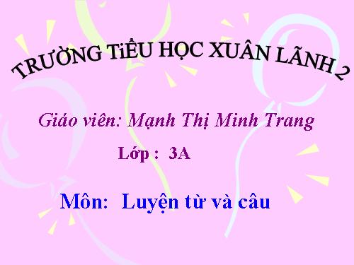 Tuần 10. So sánh. Dấu chấm
