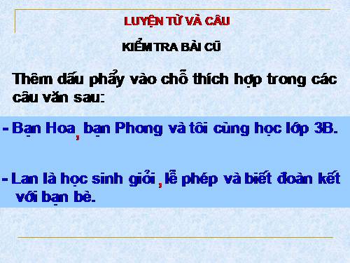 Tuần 7. Ôn tập về từ chỉ hoạt động, trạng thái. So sánh