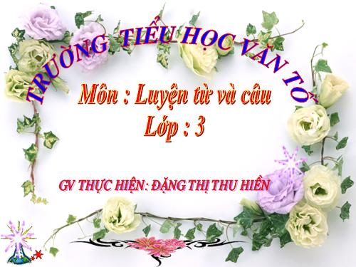 Tuần 6. MRVT: Trường học. Dấu phẩy