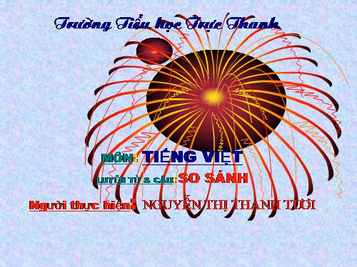 Tuần 5. So sánh