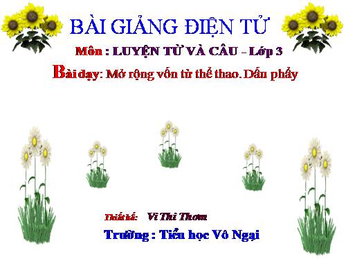Tuần 29. MRVT: Thể thao. Dấu phẩy