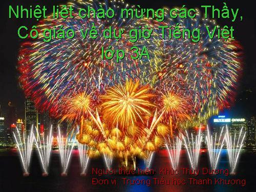 Tuần 25. Nhân hoá. Ôn tập cách đặt và trả lời câu hỏi Vì sao?