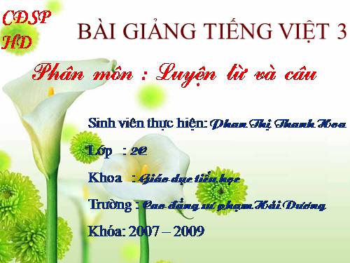 Tuần 11. MRVT: Quê hương. Ôn tập câu Ai làm gì?