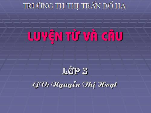 Tuần 3. So sánh. Dấu chấm