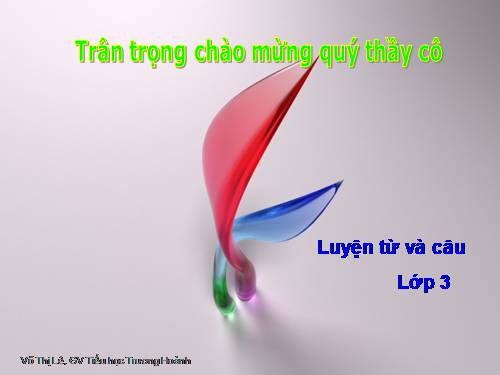 Tuần 12. Ôn tập về từ chỉ hoạt động, trạng thái. So sánh