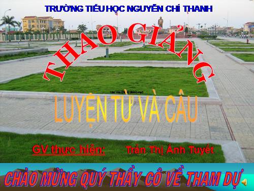 Tuần 10. So sánh. Dấu chấm