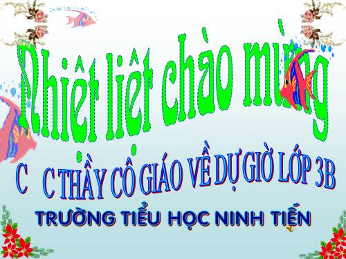 Tuần 10. So sánh. Dấu chấm