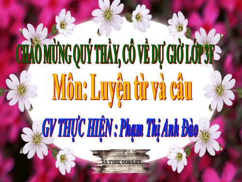 Tuần 12. Ôn tập về từ chỉ hoạt động, trạng thái. So sánh