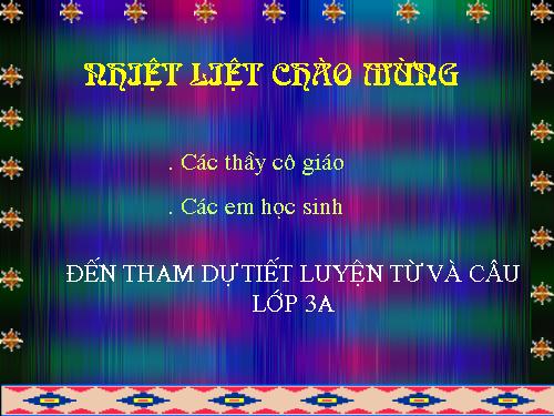 Tuần 12. Ôn tập về từ chỉ hoạt động, trạng thái. So sánh