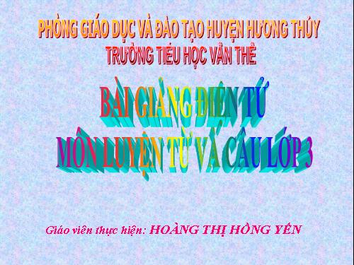 Tuần 20. MRVT: Tổ quốc. Dấu phẩy