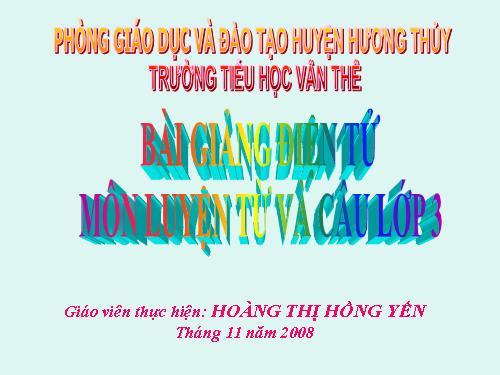 Tuần 15. MRVT: Các dân tộc. Luyện đặt câu có hình ảnh so sánh