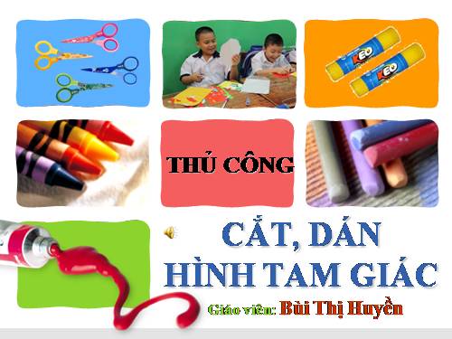 Bài 21. Cắt, dán hình tam giác