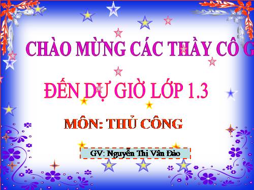 Bài 11. Các quy ước cơ bản về gấp giấy và gấp hình