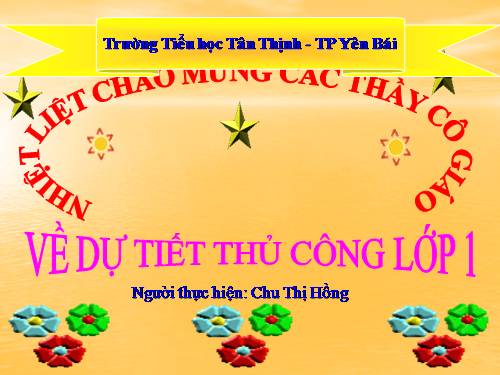Bài 2. Xé, dán hình chữ nhật, hình tam giác