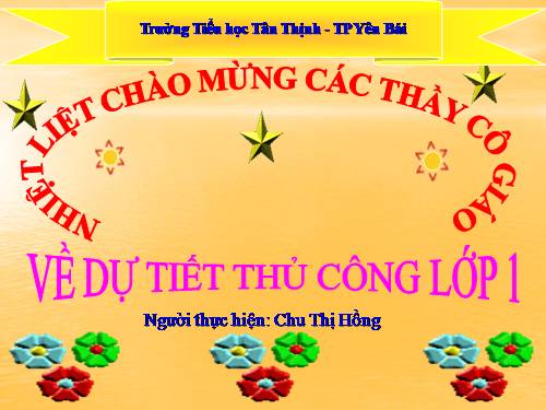 Bài 3. Xé, dán hình vuông, hình tròn