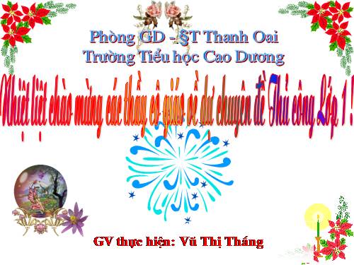 Bài 3. Xé, dán hình vuông, hình tròn