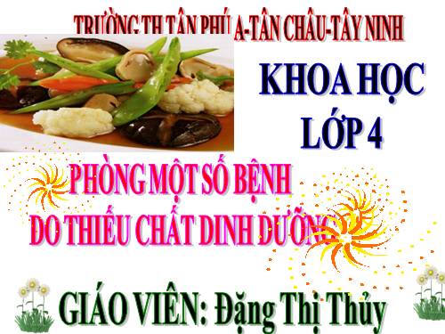 Bài 12. Phòng một số bệnh do thiếu chất dinh dưỡng
