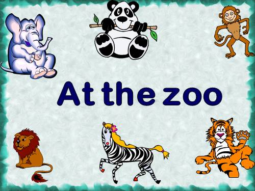 AT THE ZOO-GAMES -4KIDS