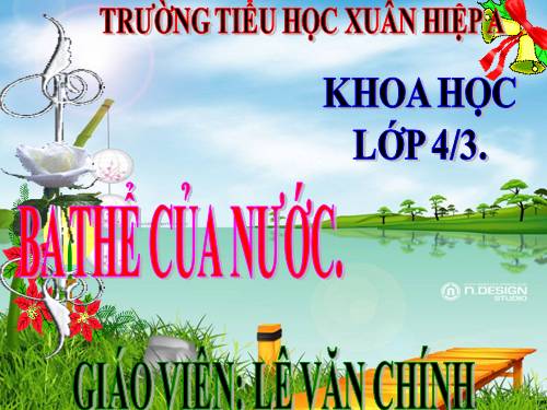 Bài 21. Ba thể của nước
