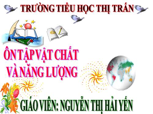 Bài 55 - 56. Ôn tập: Vật chất và năng lượng