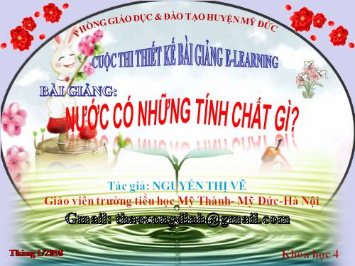 Bài 20. Nước có những tính chất gì?