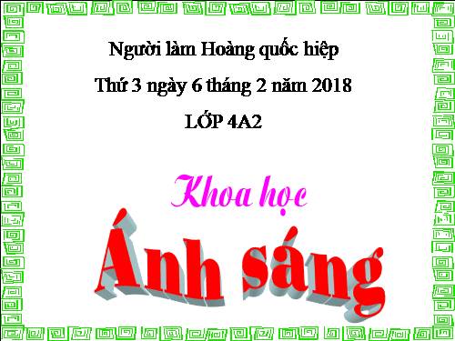 Bài 45. Ánh sáng