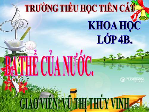 Bài 21. Ba thể của nước