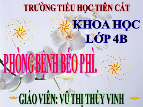 Bài 13. Phòng bệnh béo phì