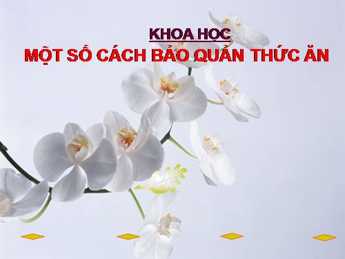 Bài 11. Một số cách bảo quản thức ăn