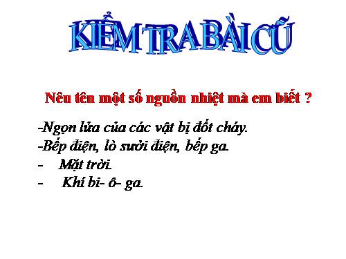 Bài 54. Nhiệt cần cho sự sống